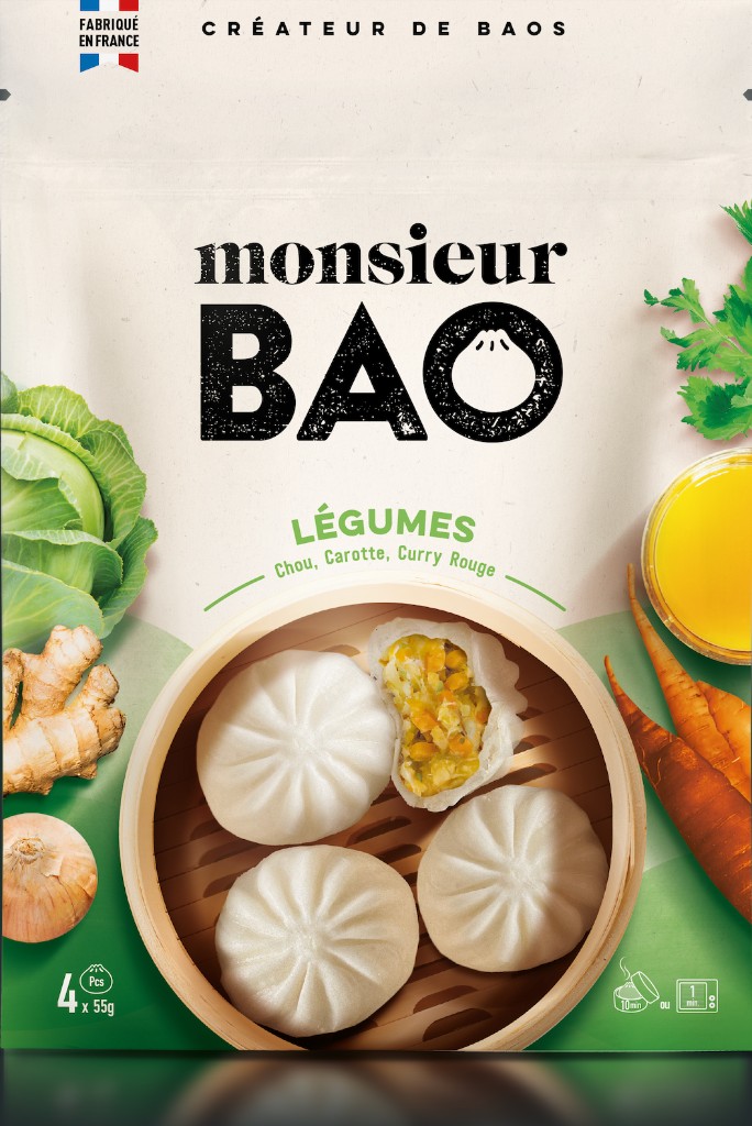 Bao surgelé légumes