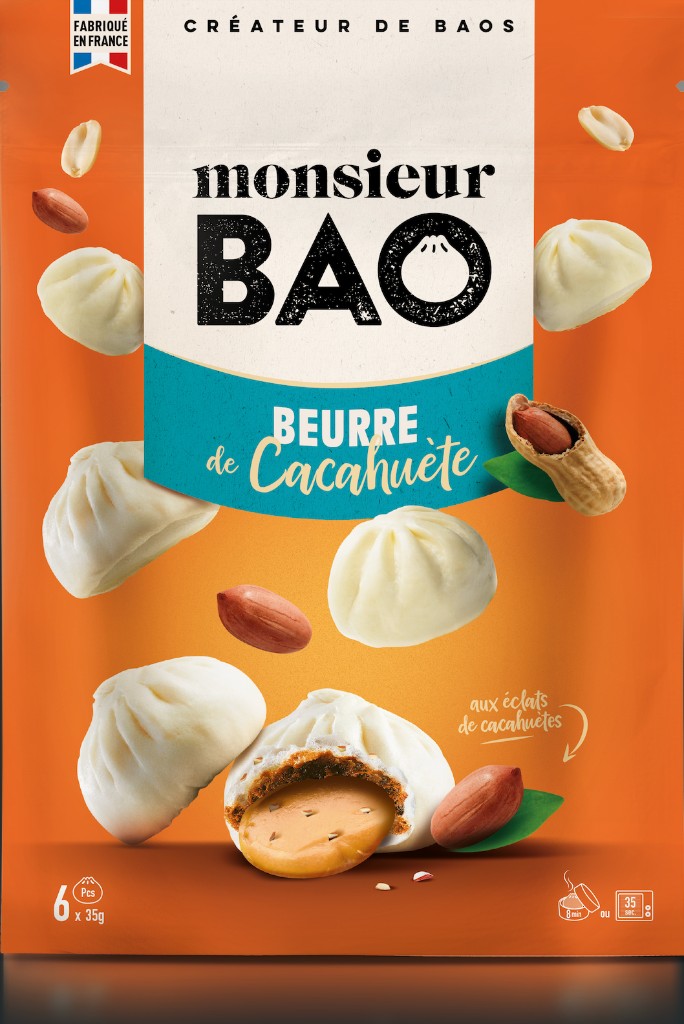 Bao sucré pâte à tartiner noisettes