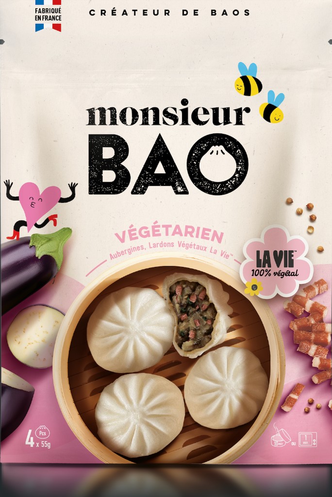 Bao surgelé végétarien